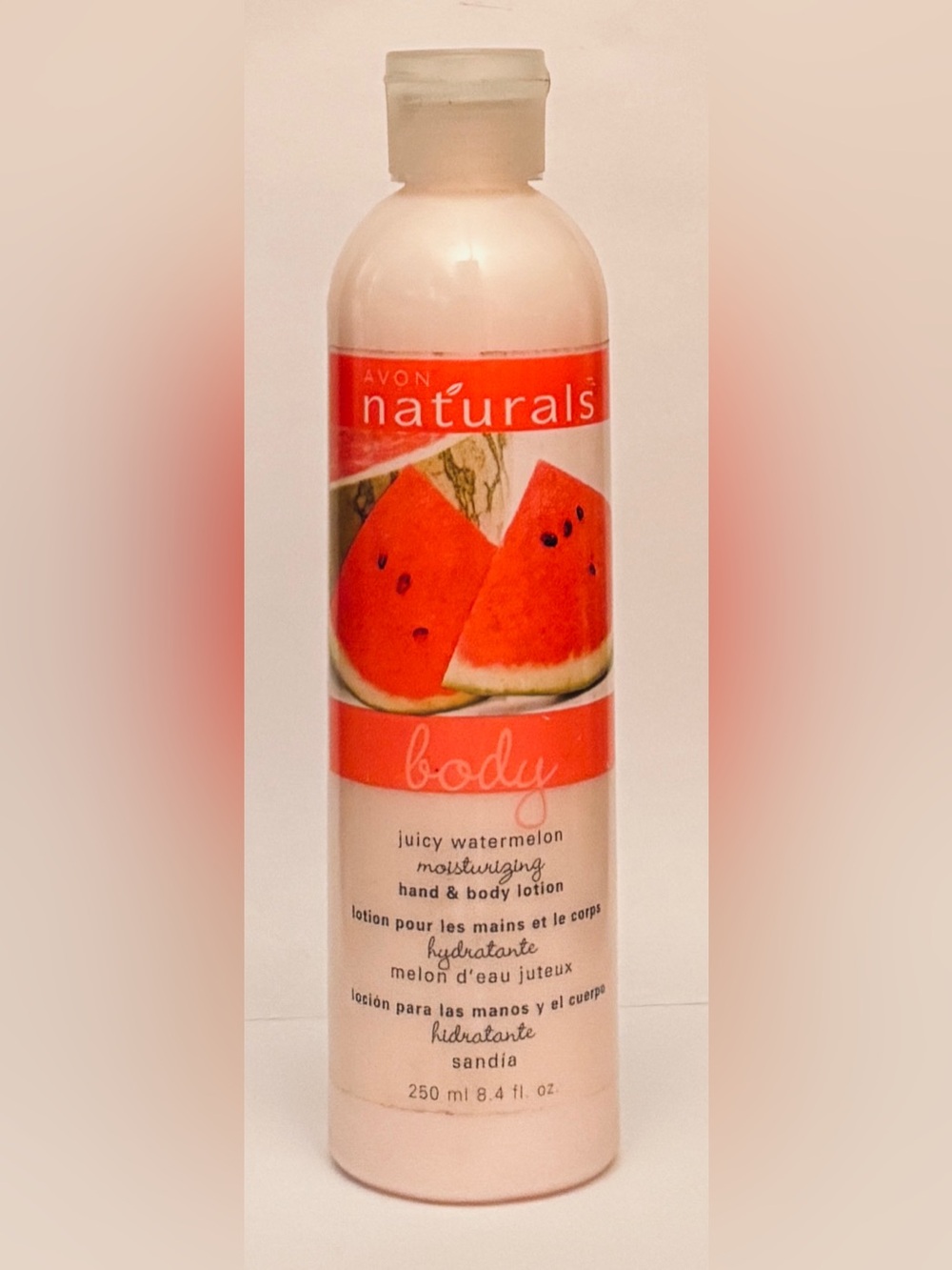 Avon Naturals Watermelon body lotion